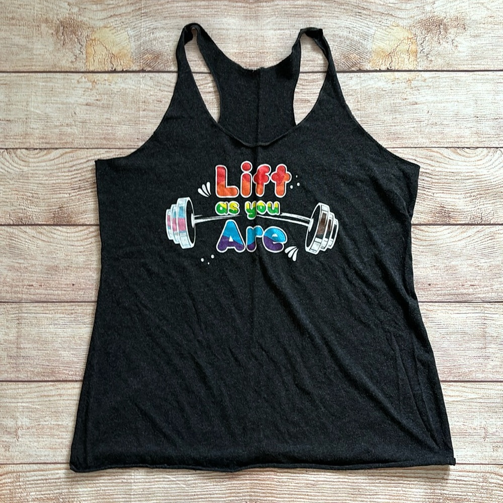LIFT AS YOU ARE PRIDE TANK TOP